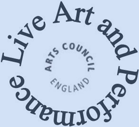 Arts Council England Live Art and Performance logo